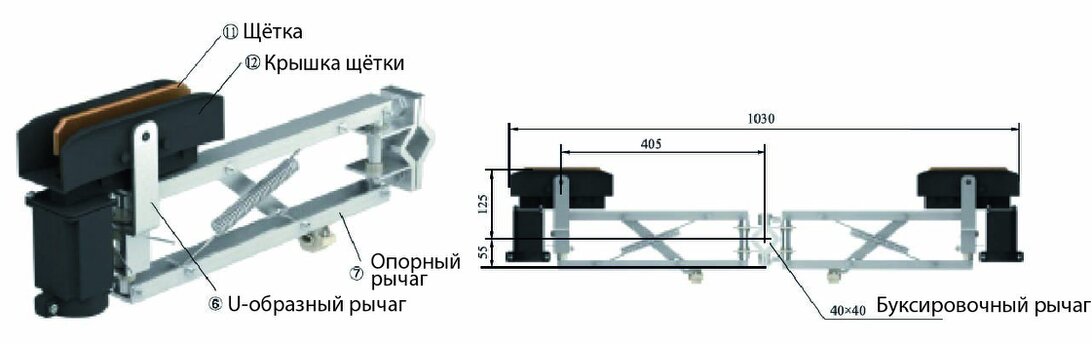 Токосъёмник NCT-500 / NCT×2-500 Токосъёмник NCT-500 / NCT×2-500