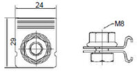 Концевые питающие клеммы RC-EC110