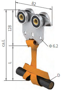Пластиковая средняя тележка C32RMT<br />