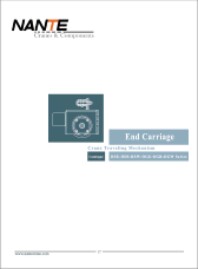Каталог Nante Концевая каретка серии HSE-HSB-HSW-OGE-OGB-OGW
