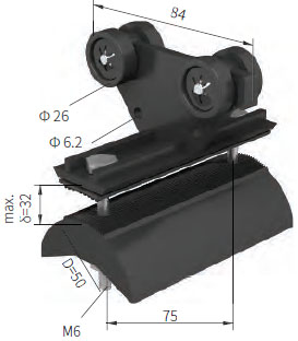 Пластиковая средняя тележка C32PP-70<br />